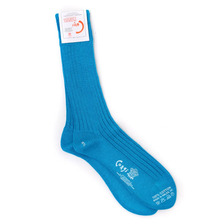 CORGI Mercerized Cotton Socks TURQUOISE画像