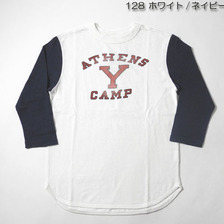 CHESWICK 3/4 LENGTH SLEEVE BASEBALL T-SHIRT 「ATHENS CAMP」 CH66487画像