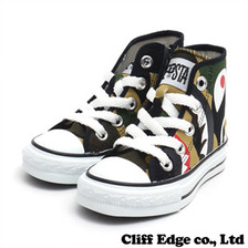 A BATHING APE BAPE KIDS 1ST CAMO SHARK APE STA YELLOW 1A30-391-015画像