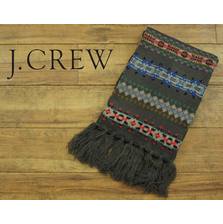 J.CREW フェアアイル ニット マフラー画像