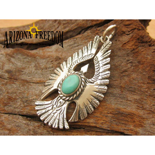 ARIZONA FREEDOM ターコイズ付きイーグルトップ 黒仕上げ画像