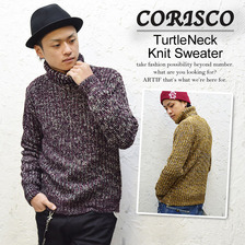 CORISCO ミックス アゼニット タートルネック 111910画像