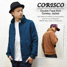 CORISCO ダブルフェイスニット ドンキージャケット 111939画像