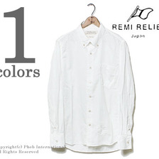 REMI RELIEF シルクコットンボタンダウンシャツ RN14149 116画像