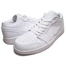 NIKE AIR JORDAN 1 LOW wht/wht-wht 553558-102画像
