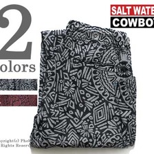 SALTWATER COWBOY ジャガードデニム アフターサーフパンツ SC14S021画像