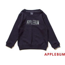 APPLEBUM Logo Crew NAVY画像