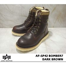 ALPHA INDUSTRIES Bomber7 AF-SP42 D.BROWN画像