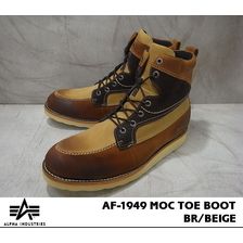 ALPHA INDUSTRIES AF-1949 BROWN&times;BEIGE画像
