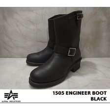 ALPHA INDUSTRIES 1505 BLACK画像