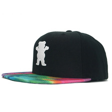 GRIZZLY GRIPTAPE TIEDYE SNAPBACK BLACK STGRZ012画像