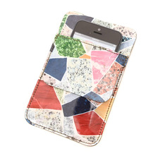 CARVEN LEATHER PRINT TERRAZZO POCKET 9220PM35画像