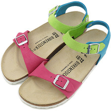 BIRKENSTOCK BRAZIL MF Beetroot/Lime/Blue 037363画像