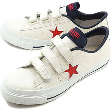CONVERSE ONE STAR J V-3 3ベルクロ ホワイト/レッド/ネイビー 32346660画像