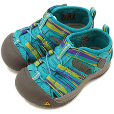 KEEN INFANT Newport H2 Capri Breeze/Lime Green Wave 1009923画像
