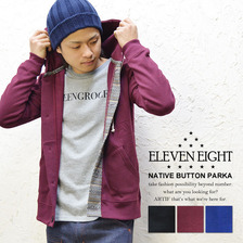 ELEVEN EIGHT NATIVE BUTTON PARKA画像