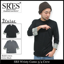 PROJECT SR'ES Wristy Camo 3/4 Crew KNT00965画像
