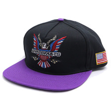 DIPSET USA DIPSET SNAPBACK BLACKxPURPLE画像