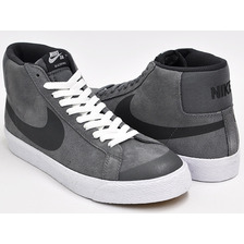 NIKE BLAZER SB PREMIUM SE COOL GREY / ANTHRACITE - WHITE 631042-001画像