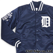 WTAPS BENCH JACKET.NYLON.SATIN.MAJESTIC  NAVY画像