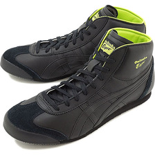 Onitsuka Tiger MEXICO Mid Runner ブラック/ライム THL328-9089画像