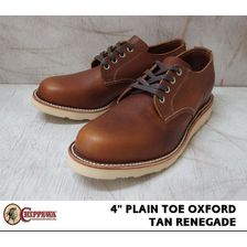 CHIPPEWA CHIPPEWA 4" PLAIN TOE OXFORD TAN RENEGADE 1901M46画像
