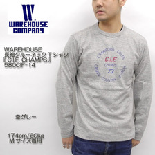 WAREHOUSE 長袖クルーネックT C.I.F. CHAMPS画像