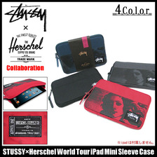 STUSSY ×Herschel Supply World Tour iPad Mini Sleeve Case 134102画像