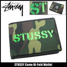 STUSSY Camo Bi-Fold Wallet 136101画像