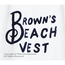 Brown's BEACH JACKET "BROWN'S BEACH VEST" Tシャツ BBJ3-003画像