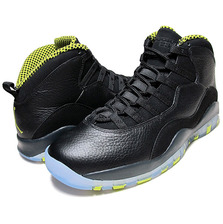 NIKE AIR JORDAN 10 RETRO blk/vnm grn-cl gry-anthrc 310805-033画像
