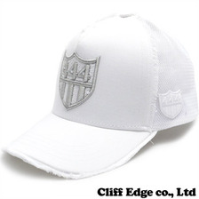 YOSHINORI KOTAKE DESIGN x ESTNATION LUXURY 444ロゴメッシュキャップ WHITE画像