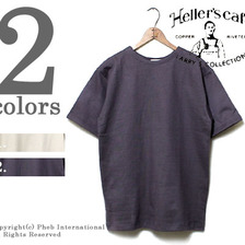 HELLER'S CAFE 8/-天竺プレーンTシャツ HC-M23-PLAIN画像