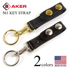 AKER 561 KEY STRAP ニッケル/ブラックプレーン画像