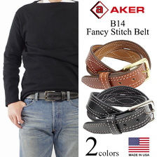 AKER FANCY STITCH BELT B14画像