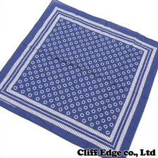 NEIGHBORHOOD BUBBLE/C-BANDANA  NAVY画像