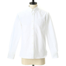 MAISON KITSUNE CLASSIC SHIRT BD W/ SOLID WHITE画像