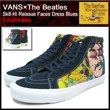 VANS &times; The Beatles Sk8-Hi Reissue Faces Dress Blues VN-0QG2C6D画像