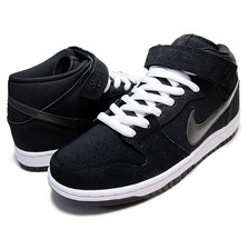 NIKE DUNK MID PRO SB blk/charred gry-wht 314383-017画像