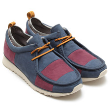 Clarks sportswear &times; WOOD WOOD TAWYER WOODZ NAVY COMBI LEATHER 20358852画像