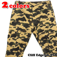 A BATHING APE 1ST CAMO 6POCKET CROPPED PANTS 1A30-153-015画像