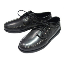 Quoddy Trail Moccasin 501 BLUCHER MOCCASIN black chrome画像