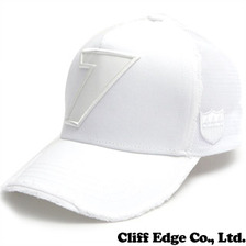 YOSHINORI KOTAKE DESIGN ALL WHITE 7ロゴ メッシュキャップ WHITE画像