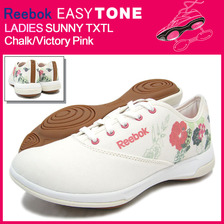 Reebok EASYTONE LADIES SUNNY TXTL Chalk/Victory Pink V60705画像