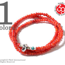 SunKu White Heart Beads Necklace & Bracelet SK-002画像