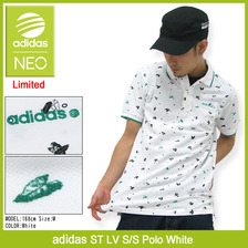 adidas ST LV S/S Polo White Limited F89912画像
