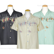 STAR OF HOLLYWOOD 半袖オープンシャツ FISHING SH36596画像