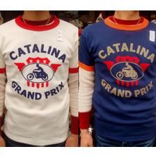 Cushman OLD WAFFLE RINGER TEE  CATALINA GRAND PRIX 26270画像