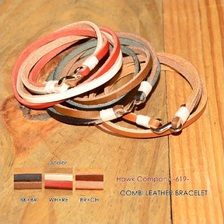 Hawk Company コンビレザーブレスレット 619画像