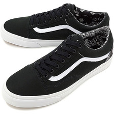 VANS CLASSICS OLDSKOOL(Bandana) black/true white (all canvas) VN-0VOKD9S画像